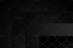 16 Black Luxury Pattern Digital Papers Product Image 7
