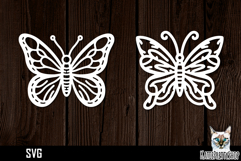 Papercut butterfly svg design, papercut SVG cut file. Product Image 1