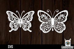 Papercut butterfly svg design, papercut SVG cut file. Product Image 1
