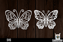 Papercut butterfly svg design, papercut SVG cut file. Product Image 1