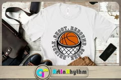 Dribble Shoot Rebound Score Svg, Basketball Svg, Sports Svg Product Image 3