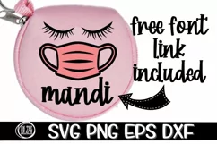 Mask Storage - Listing photo on Earbud Case -SVG PNG EPS DXF Product Image 1