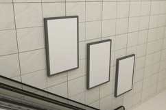Subway Three Sign Mockup Product Image 2