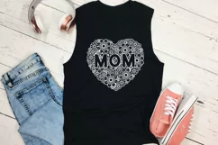 Mom svg | Mothers Day SVG | Floral Heart SVG Product Image 3