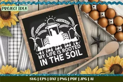 My life is rooted in the soil W | Farming | Tractor | Wheat Product Image 4