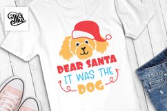 Dear Santa it was the dog - Christmas kids Product Image 1