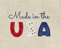 Made in the USA Applique Embroidery Design Product Image 3