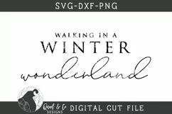 Christmas SVG, Winter Wonderland SVG Cut File for Wood Sign Product Image 2