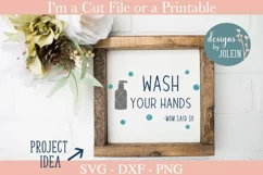 Wash Your Hands SVG, PNG, DXF Product Image 1