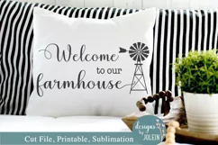 Welcome to our Farmhouse|Windmill SVG Product Image 2