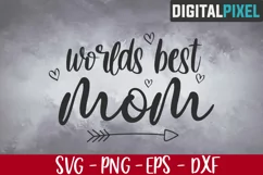 Worlds Best Mom Svg, Mama Svg, Mom Svg, Mama 2021 Svg, Mom Product Image 1