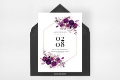 Wedding Invitation Suite - Burgundy Product Image 4