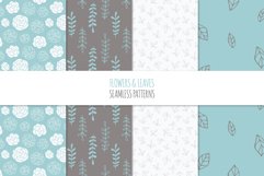 Floral Seamless Patterns - Blue Product Image 7