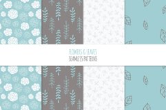 Floral Seamless Patterns - Blue Product Image 7