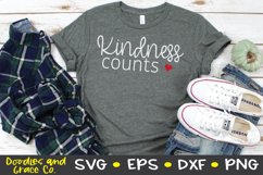 Kindness Counts SVG - SVG - EPS - PNG - DXF Product Image 1