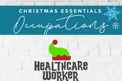 Healthcare worker Christmas svg, a health care worker svg Product Image 3