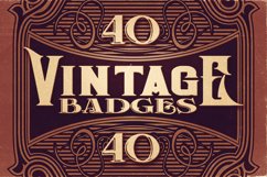 40 Vintage Badges Product Image 1