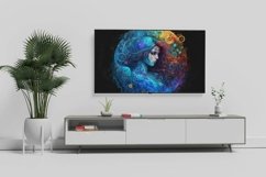 Samsung Frame Tv Art, Zodiac Sign Aquarius Set of 4 Product Image 4
