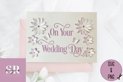 3D Wedding card| Paper cutting | occasion card SVG Product Image 1