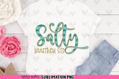 Sublimation Salty Matthew Bible png Product Image 2