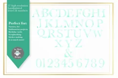 Watercolor Alphabet clipart, Watercolor font, Baby clipart Product Image 2