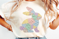 Patchwork Easter Bunny png Product Image 4