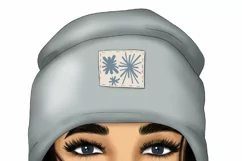 Winter Girl With Coffee | Png Sublimation Product Image 3