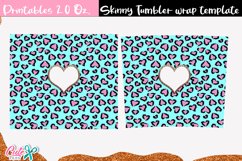 Valentines day Heart frame 20 Oz. Skinny Tumbler sublimation Product Image 2