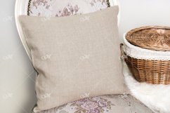 Canvas Cushion Mock-up. PSD+JPG Product Image 3