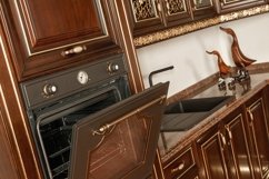Modern oven in luxury kitchen furniture in vintage style Product Image 1