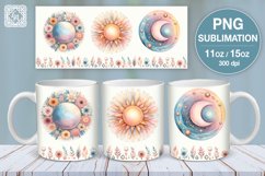 Celestial. Day &amp; Night Mug Wrap 11 / 15 oz Product Image 1