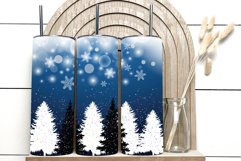 20oz Skinny Tumbler Wrap Christmas Tree Product Image 1