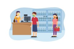 Social Distancing Illustrations Product Image 1