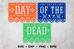 Day of the dead banner svg, Dia de los muertos decor Product Image 3