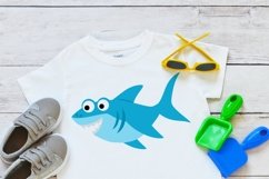 Shark SVG | Boys shark cut file Product Image 2