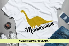 Mamasaurus - Mother SVG EPS DXF PNG Cutting Files Product Image 1