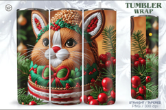 Christmas Tumbler Wrap 20 oz Product Image 1