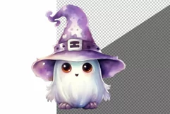 Ghost clipart, Halloween clipart, Watercolor clipart Product Image 2