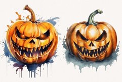 Halloween clipart, Pumpkin clipart, Pumpkin Product Image 2