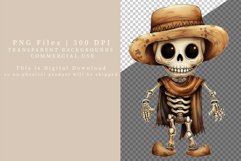 Skeleton clipart, Halloween clipart, Sublimation Product Image 2