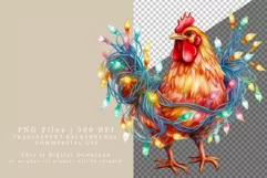 Christmas chicken clipart, Chicken clipart, Tangle up Product Image 2