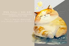 Fat cat clipart, Cat clipart, Funny sublimation Product Image 2