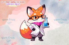 Cute Smart Animals Sublimation Clipart Product Image 3