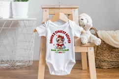 First Baby Christmas, Santa's tiniest helper PNG. Product Image 3