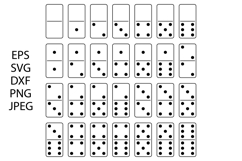 Domino, complete set of dominoes. Product Image 1