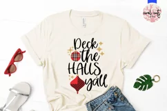 Deck the halls yáll - Christmas SVG EPS DXF PNG Product Image 2