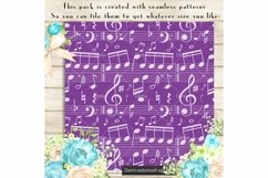 100 Seamless Music Note Digital Papers 12 x 12 inch Product Image 2