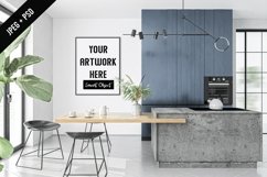 Kitchen mockup - frame &amp; canvas mockup creator Product Image 2