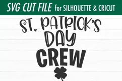 St Patricks Day Crew SVG | Shamrock SVG | St Patty SVG Product Image 2