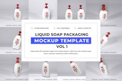 Liquid Soap Packaging Mockup Template Bundle Vol 1 Product Image 1
